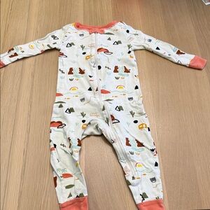 Cat & Jack Multicolor Patterned Kids Footie